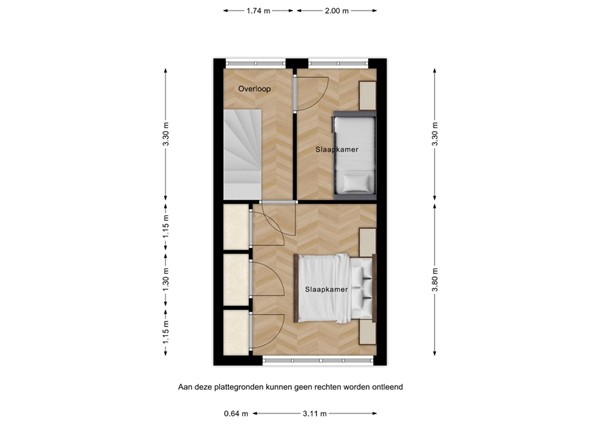 Floorplan - Zandstraat 3, 4501 JW Oostburg